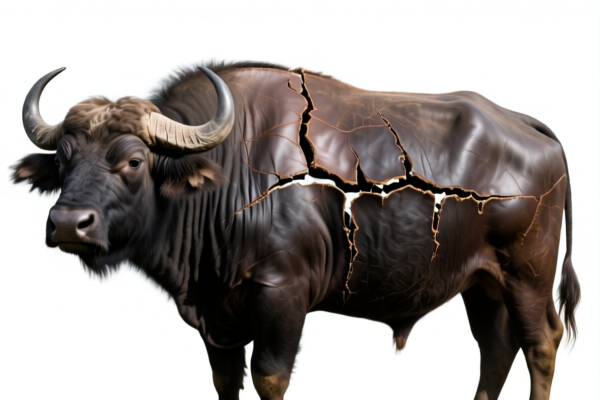 Buffalo leather, other, grain splits