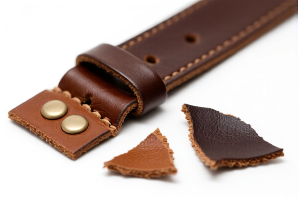 Bovine leather corner scraps (for belts)