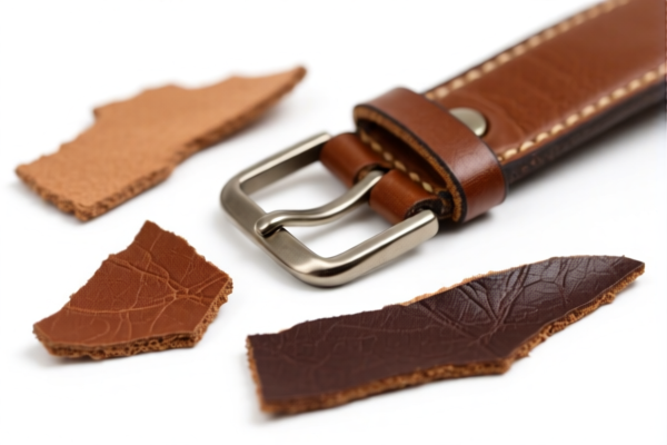 Bovine leather corner scraps (for belts)