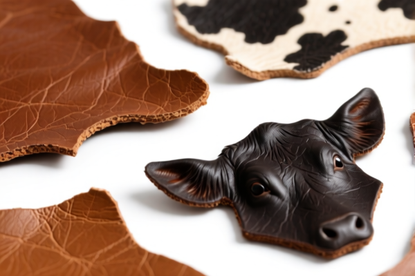 Bovine leather pieces