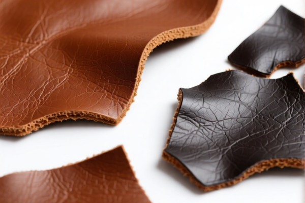 Bovine leather pieces