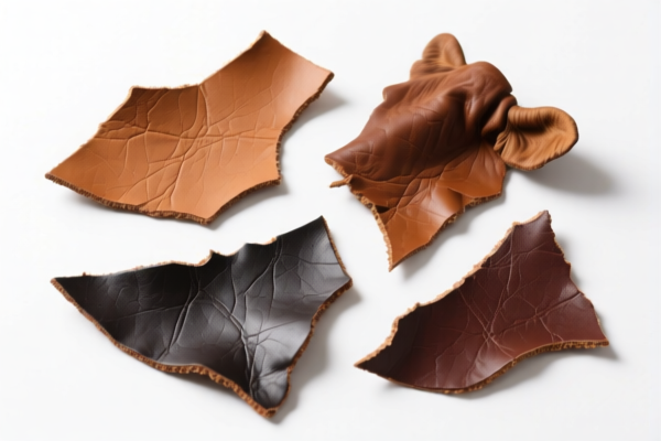 Bovine leather scraps