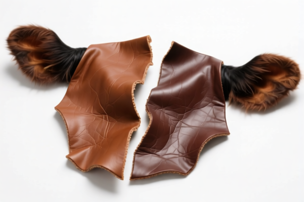 Bovine split leather raw material