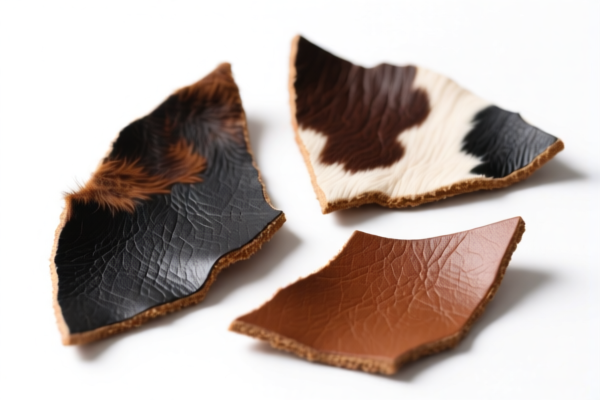 Bovine leather splits for automotive interiors