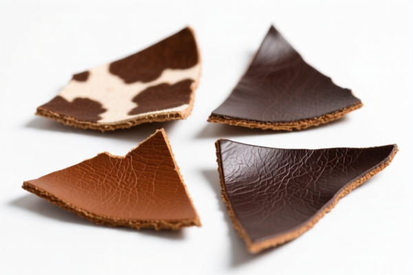 Bovine leather splits for card holders