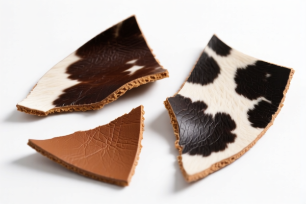 Bovine leather splits for collectibles