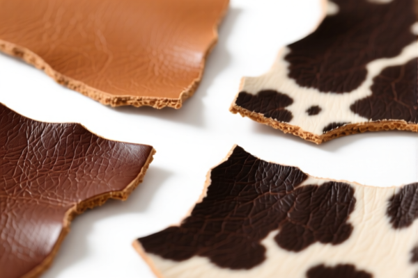 Bovine leather splits for cushions