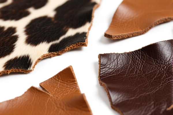 Bovine leather splits for cushions