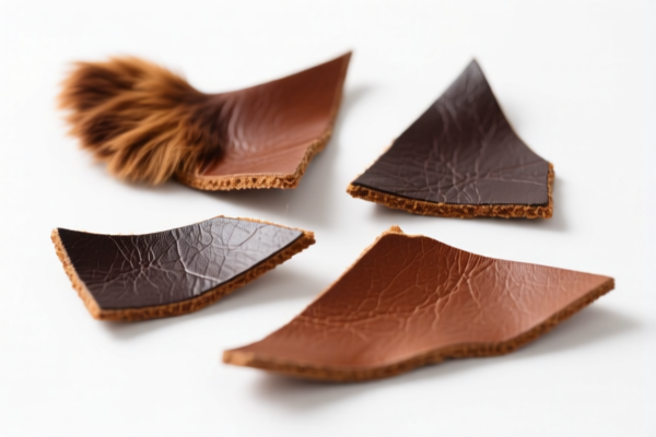 Bovine leather splits for cushions