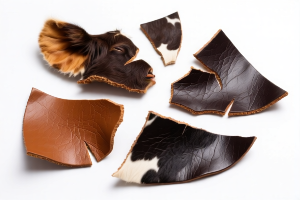 Image for Bovine leather splits for gift packaging