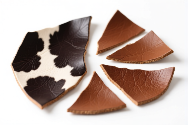Bovine leather splits for insoles