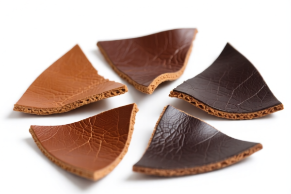 Bovine leather splits for key cases