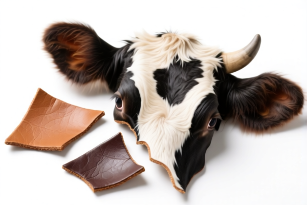 Bovine leather splits for key cases