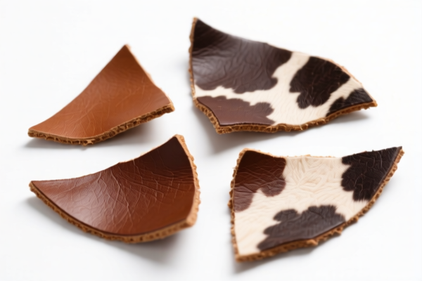 Bovine leather splits for key cases
