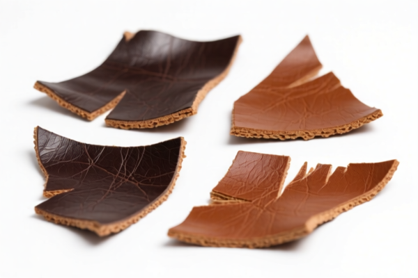 Bovine leather splits for medical devices