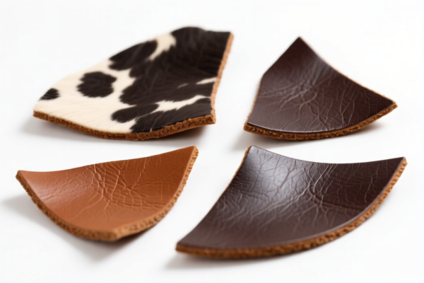 Bovine leather splits for medical devices