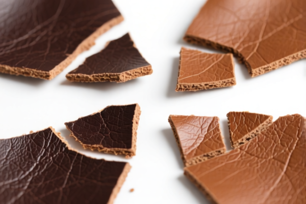 Bovine leather splits for packaging equipment