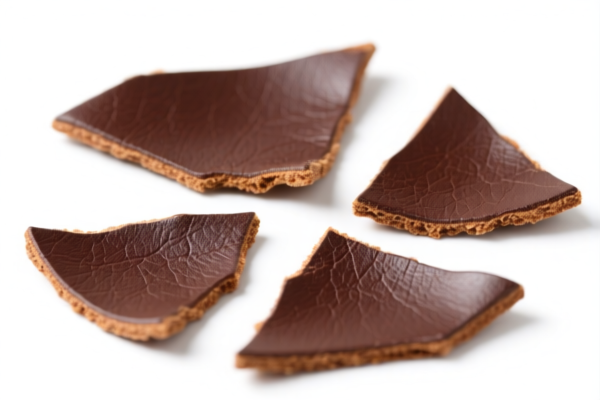 Bovine leather splits for packaging materials