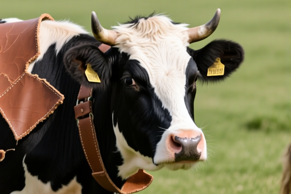 Bovine leather splits for protective equipment