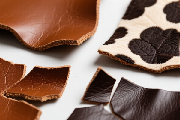 Bovine leather splits for protective equipment