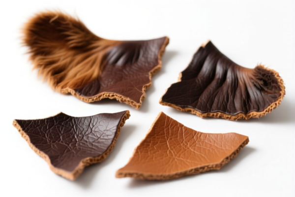 Bovine leather splits for wallets