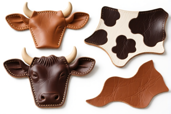 Bovine Leather Decorative Material Pieces