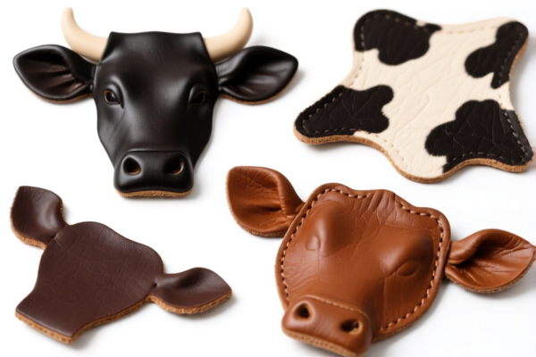 Bovine Leather Decorative Material Pieces