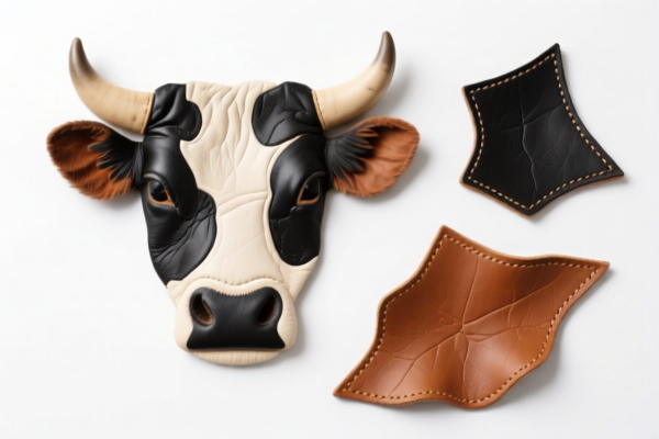 Bovine Leather Decorative Material Pieces