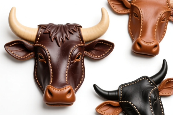 Bovine Leather Decorative Pieces
