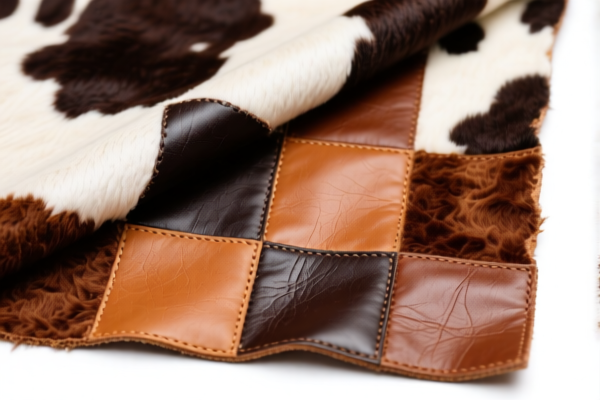 Bovine Leather Patchwork Material