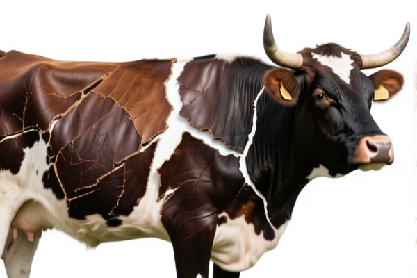 Finished Bovine Leather Material