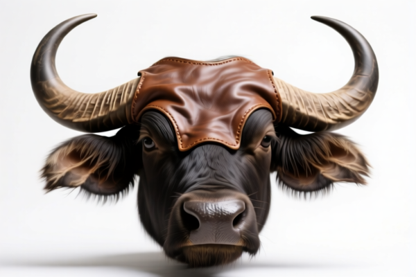 Buffalo leather for agricultural use