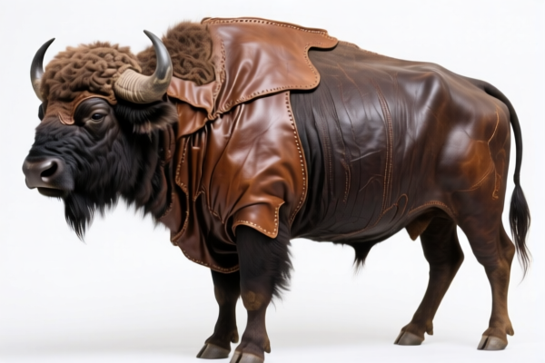 Buffalo leather for artwork