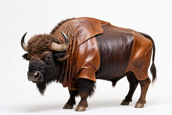 Buffalo leather for artwork