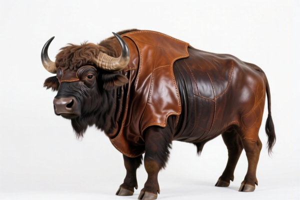 Buffalo leather for artwork