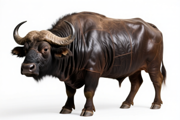Buffalo leather for aviation use