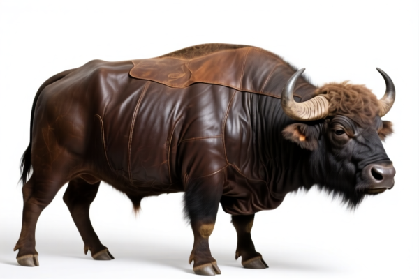 Buffalo leather for aviation use