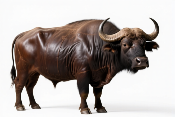 Buffalo leather for garments