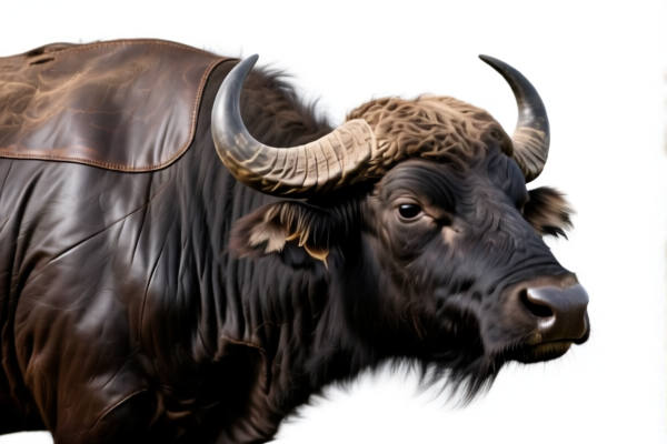 Buffalo leather for garments