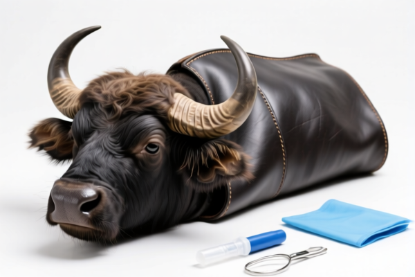Image for Buffalo leather for medical supplies