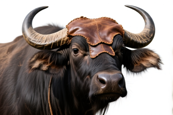 Buffalo leather for military use