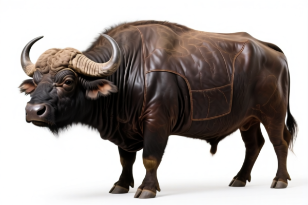 Buffalo leather for simulation