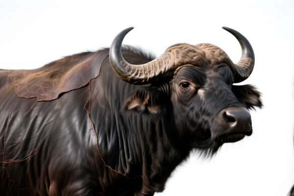 Buffalo leather for simulation
