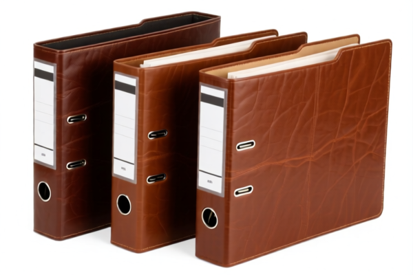 Buffalo Leather Document Folders