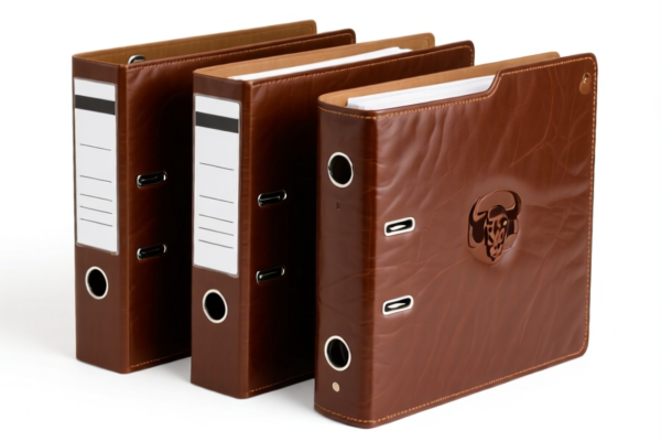 Buffalo Leather Document Folders