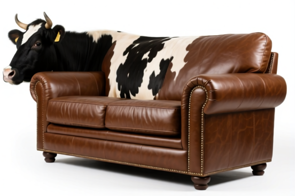Image for Bovine/equine leather furniture sides, without hair