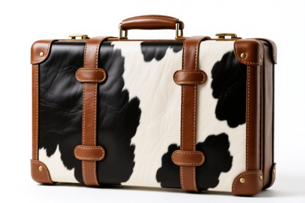 Image for Bovine/equine leather luggage sides, without hair