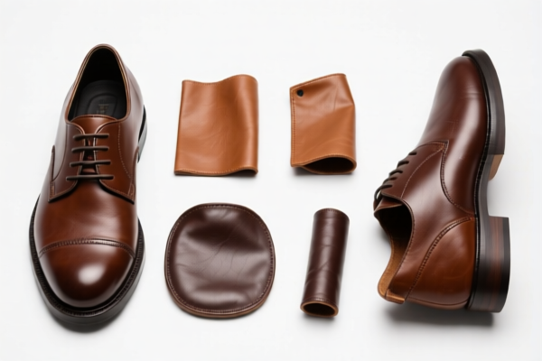 Leather for footwear components