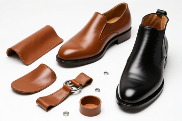 Leather for footwear components