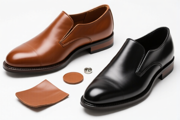 Leather for footwear components